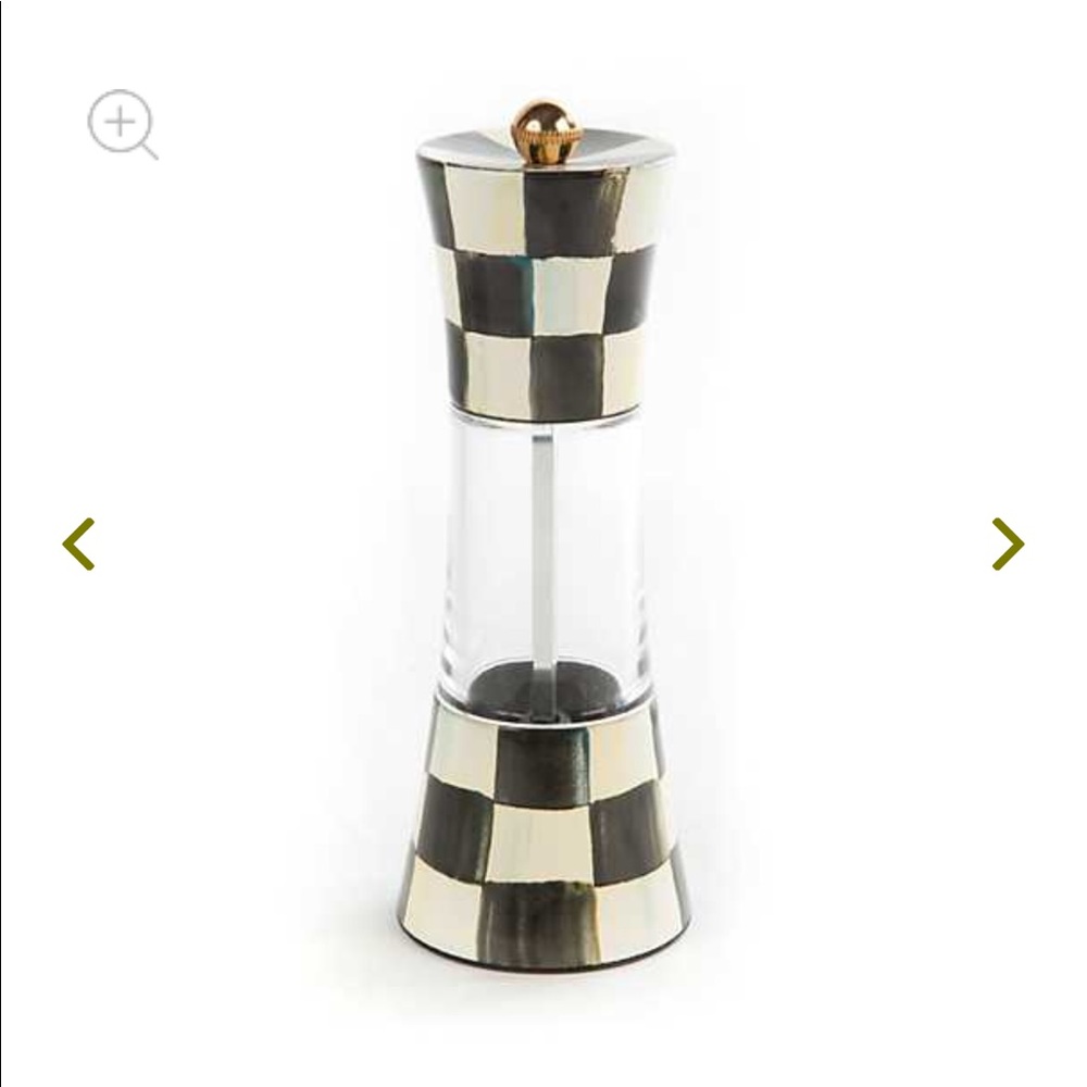 Mackenzie-Childs Courtly Check Enamel Grinder
